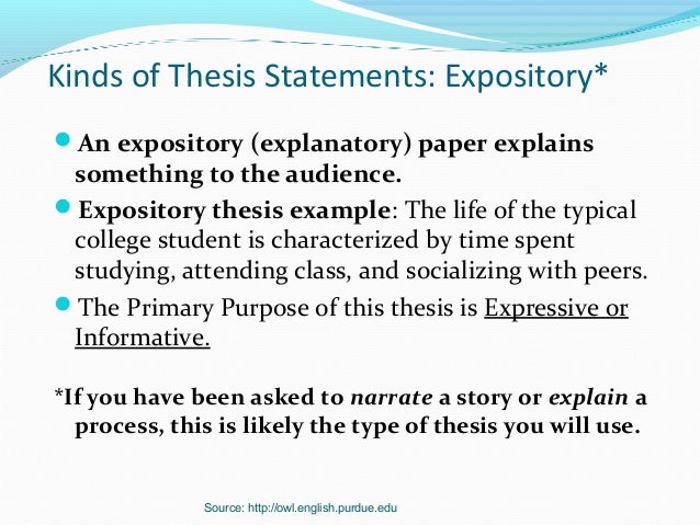 expository thesis statement generator thesis statement outline